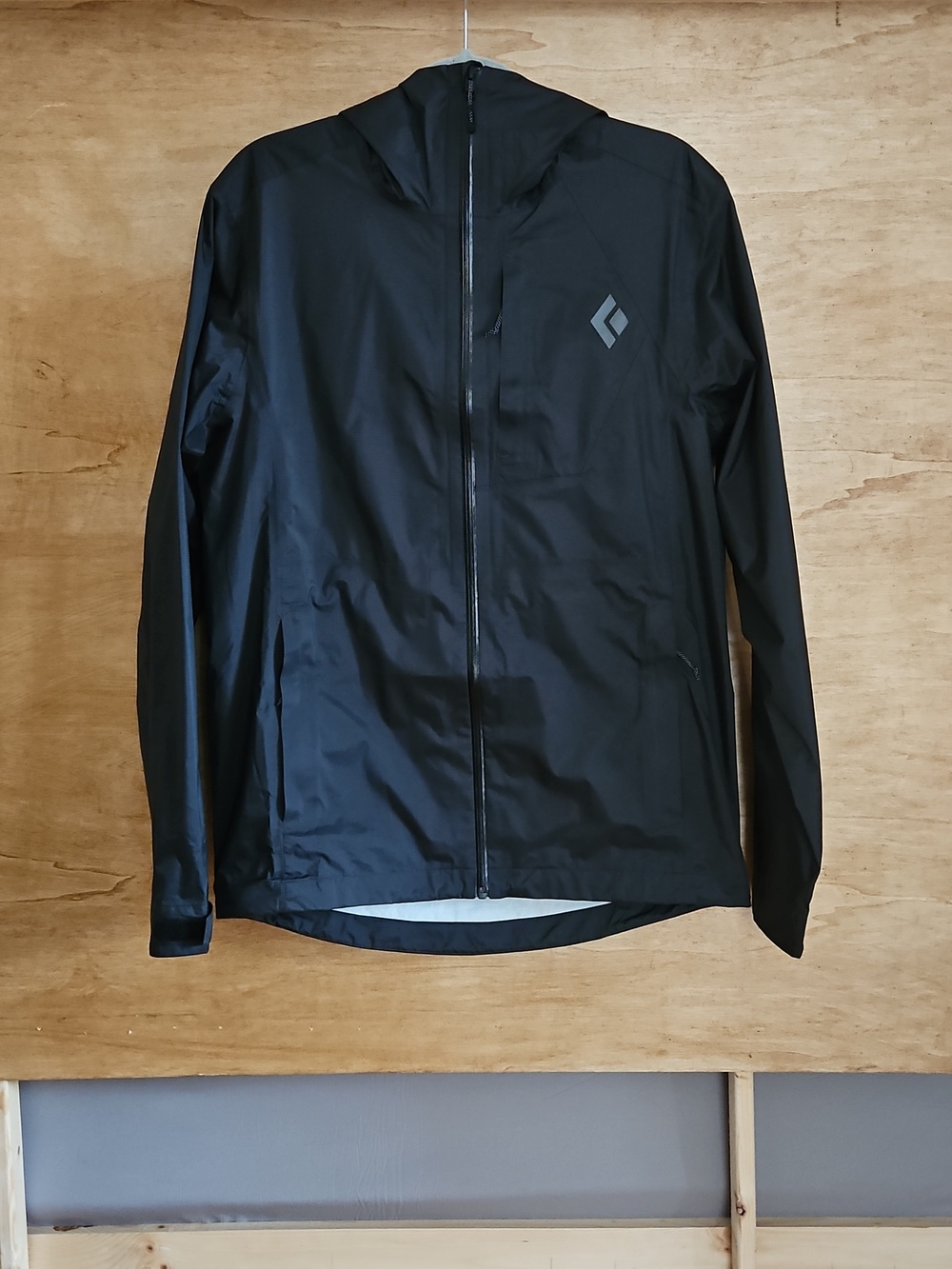 Men's Black Diamond Rain Jacket